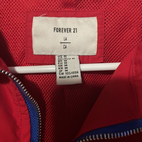 forever 21 quarter zip windbreaker - Picture 3 of 3